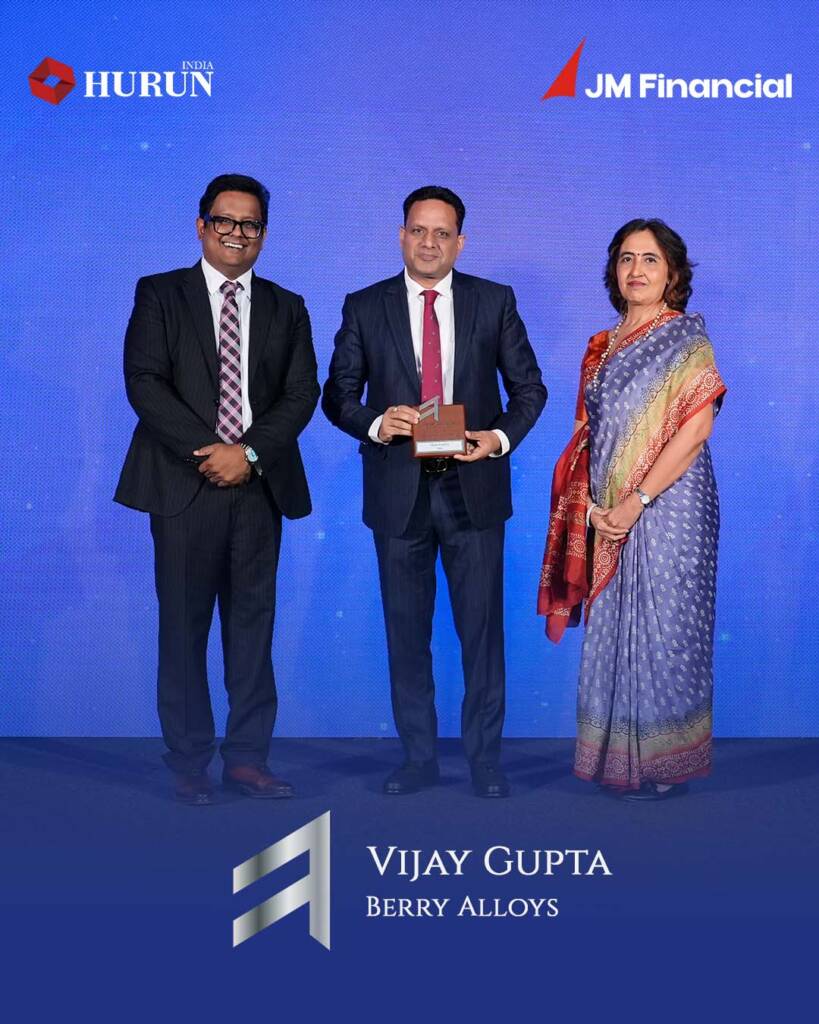 The JM Financial Hurun India Founders Forum & Awards 2026 - Berry Alloys Limited